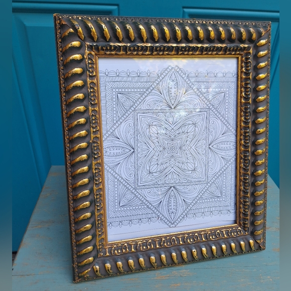 Gold Photo Frame Vintage Picture Frame Table Top Wall Decor Gold Leaf Guilding - Picture 14 of 17
